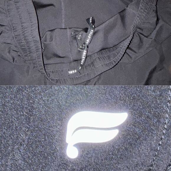 NWT Fabletics Perforated Run Shorts 5" Reflective Women's Size XXL/1X Black - Picture 16 of 16